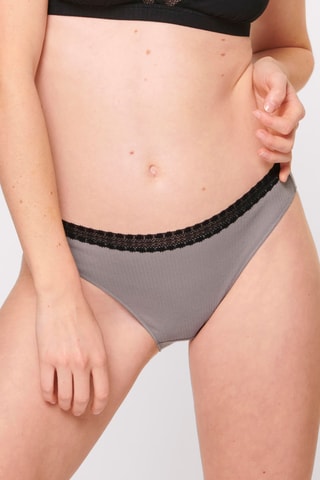 2 culottes Go - Gris et noir