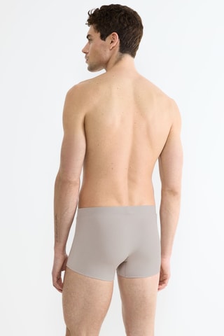 2 boxers Go - Beige et bordeaux