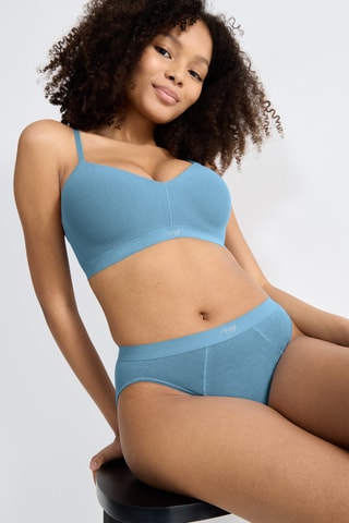 Culotte taille haute Ever - Bleu