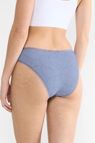 3 culottes - Bleu, vert et rose