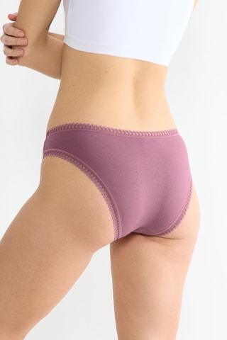 3 culottes Go Crush - Mauve, vert et bleu