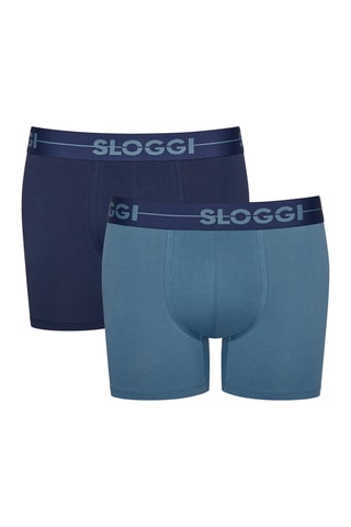 2 boxers Go - Bleu
