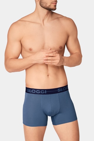 2 boxers Go - Bleu
