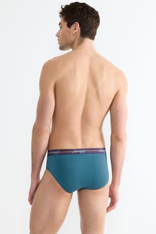 2 slips Start Midi - Violet et bleu canard