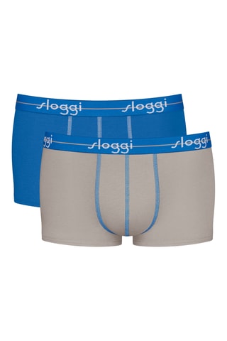 2 boxers Start Hipster - Gris et bleu