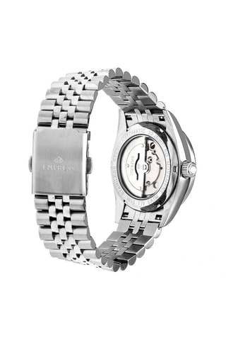 Automatisch Stalen Horloge Constance Zilverkleurig en Zwart - Empress