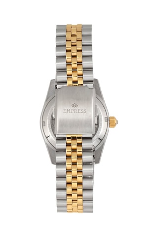 Automatisch Leren Horloge Constance Zilverkleurig en Goudkleurig