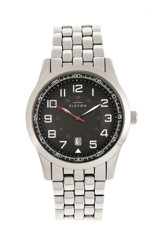 Legering Quartz Horloge Garrison - Zilverkleurig en zwart