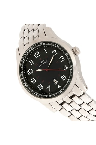 Legering Quartz Horloge Garrison - Zilverkleurig en zwart