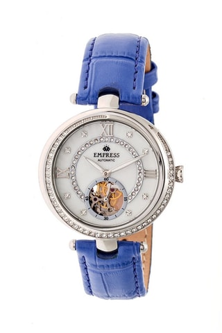 Automatisch Leren Horloge Stella Empress Koningsblauw en Zilverkleurig