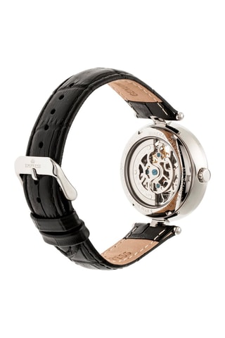 Automatisch Leren Horloge Stella Empress- Zwart en Zilverkleurig