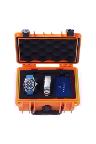 Rubberen Quartz Horloge Interceptor - Blauw