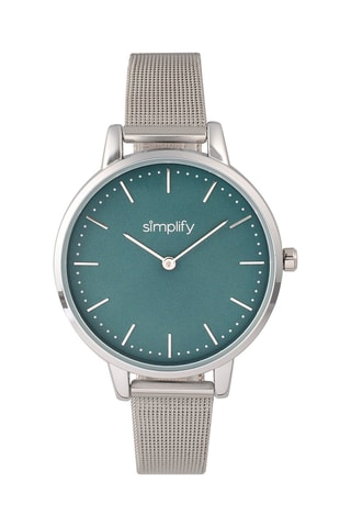 Stalen Quartz Horloge 5800 - Zilverkleurig