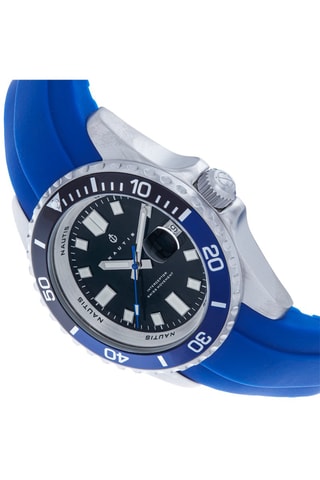 Rubberen Quartz Horloge Interceptor - Marineblauw en Zwart
