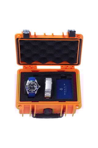 Rubberen Quartz Horloge Interceptor - Marineblauw en Zwart