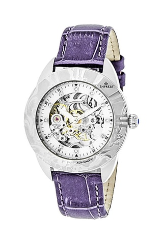 Automatisch Leren Horloge Godiva   Lavendelpaars en Zilverkleurig