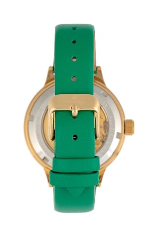 Automatisch Leren Horloge Alice Groen en Goudkleurig