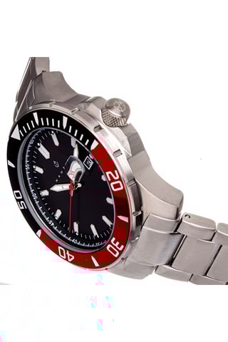 Stalen Quartz Horloge Admiralty Pro 200 - Zilverkleurig en Zwart