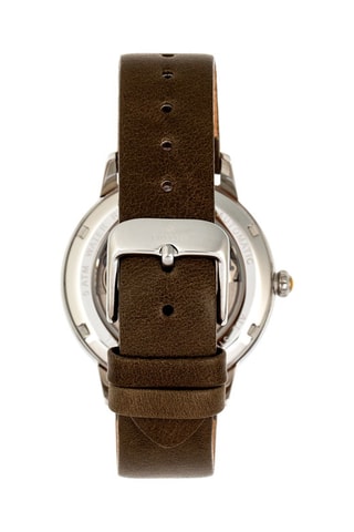 Automatisch Leren Horloge Diana Bruin en Zilverkleurig