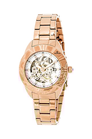 Automatisch Stalen Horloge Godiva Roségoudkleurig en Wit