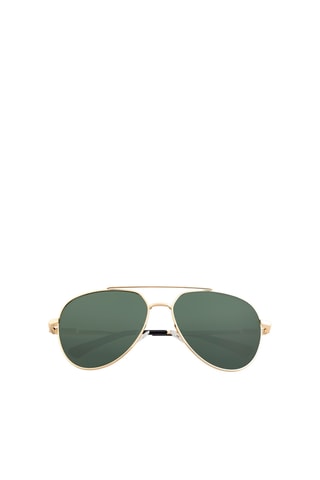 Zonnebril Heren 100% UVA UVB - De zonnebrillen - Zwart en goudkleurig