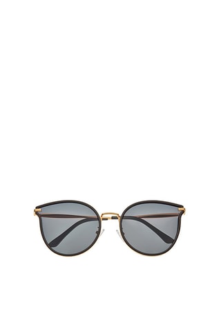 Zonnebril Dames Categorie 2 - Zwart en goudkleurig