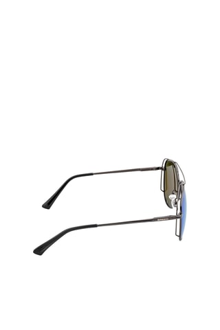 Zonnebril Heren Glazen met Spiegelend effect 100% UVA UVB - Breed - Zwart, blauw, bruin en grijs