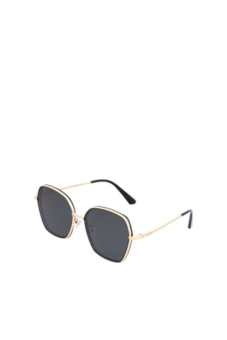 Gepolariseerde Zonnebril Dames Emilia- Categorie 2 - Zwart, roze en goudkleurig