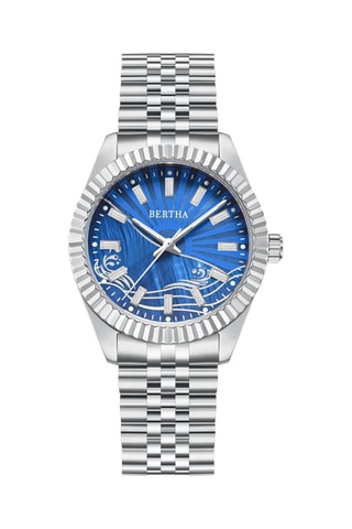 Stalen Quartz Horloge - Zilverkleurig