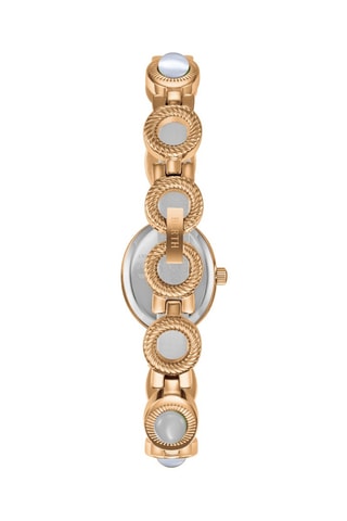 Stalen Quartz Horloge - Goudkleurig