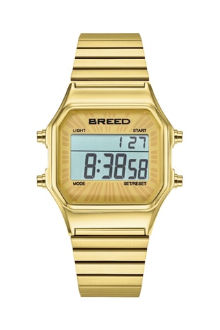 Stalen Quartz Horloge - Goudkleurig