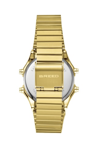 Stalen Quartz Horloge - Goudkleurig