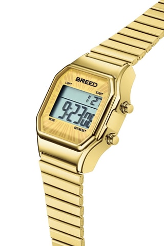 Stalen Quartz Horloge - Goudkleurig