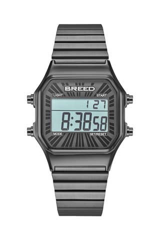 Stalen Quartz Horloge - Zwart