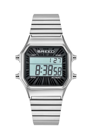 Stalen Quartz Horloge - Zilverkleurig