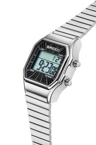 Stalen Quartz Horloge - Zilverkleurig