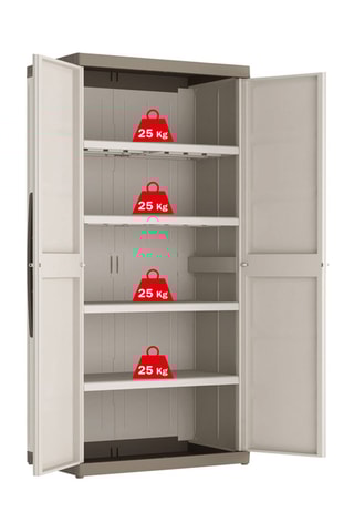 Armoire 2 portes Excellence XL - 89 x 182 x 54 cm