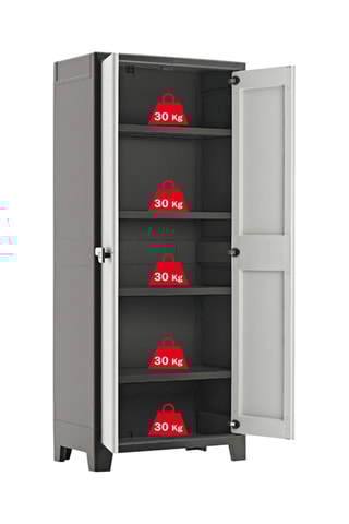 Armoire 2 portes Titan - 80 x 182 x 44 cm