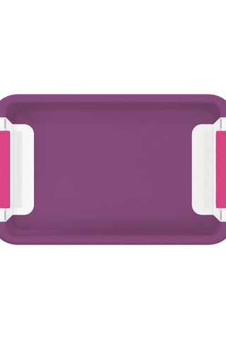 Boîte de rangement Bi box - 26 l - Violet