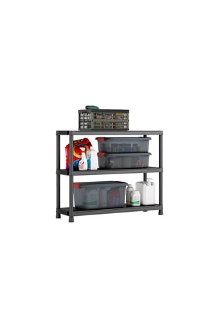 Boîte de rangement K Latch - 28 l - Gris foncé