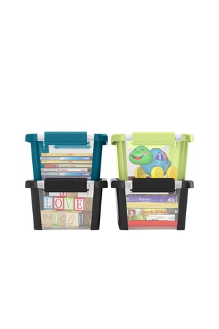 Boîte de rangement Bi Box - 40 l - Noir