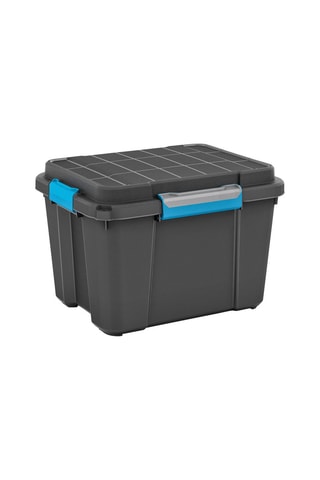 Boîte de rangement Latch - 45 l - Gris