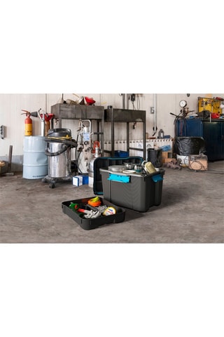 Boîte de rangement Latch - 45 l - Gris