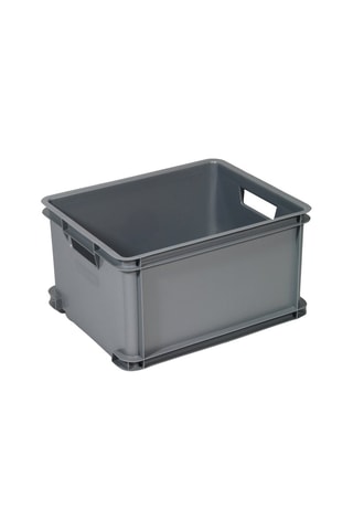 Bac de rangement Unibox - 30 l - Gris foncé