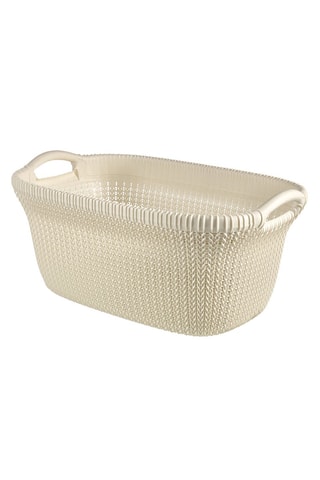 Panier à linge Tricot - 59,5 x 27 x 38,5 cm
