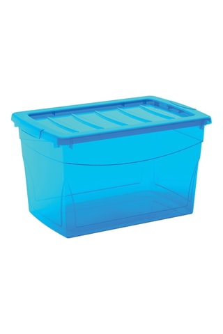 Boîte de rangement - 30 l - Bleu cobalt