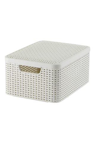 Boîte de rangement - 18 l - Ivoire