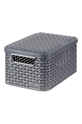 Boîte de rangement - 6 l - Gris