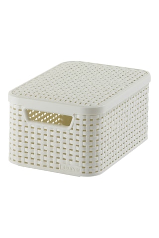 Boîte de rangement - 6 l - Ivoire