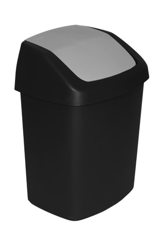 Poubelle swing top - 15 l - Noir